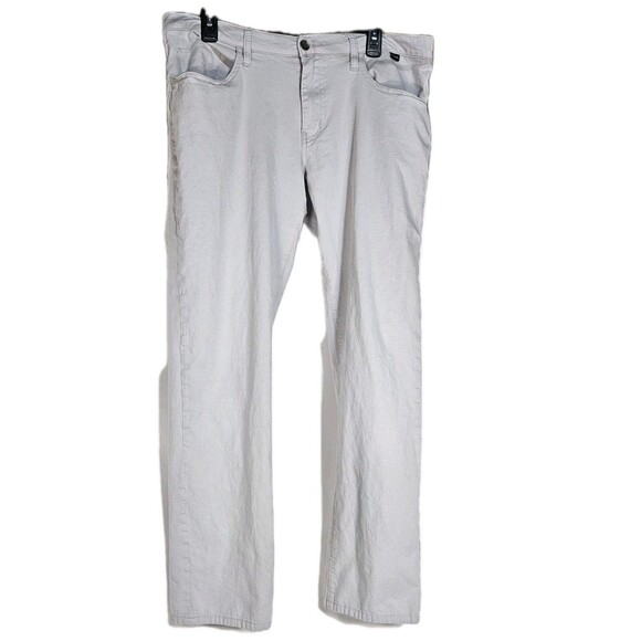 Travis Mathew pants mens size 34 light Gray performance Golf chino - Picture 2 of 6